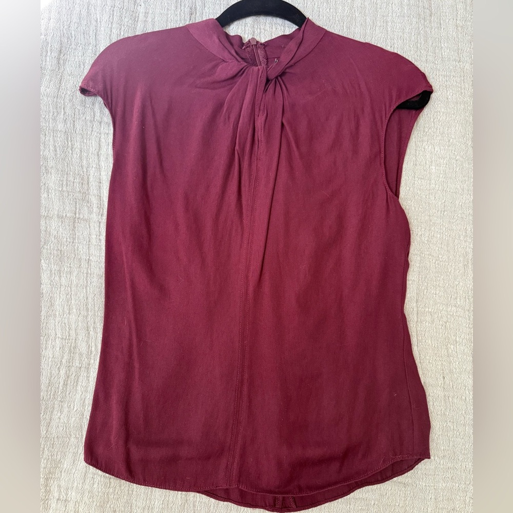 Deep Red Women's Blouse